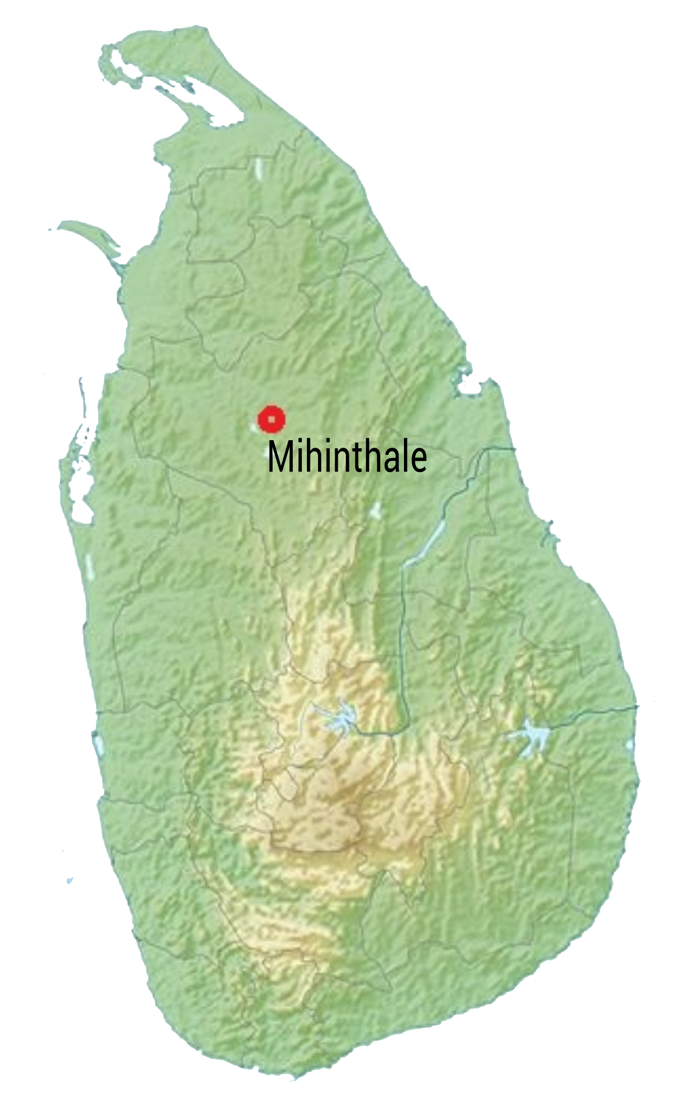 mihinthale_map